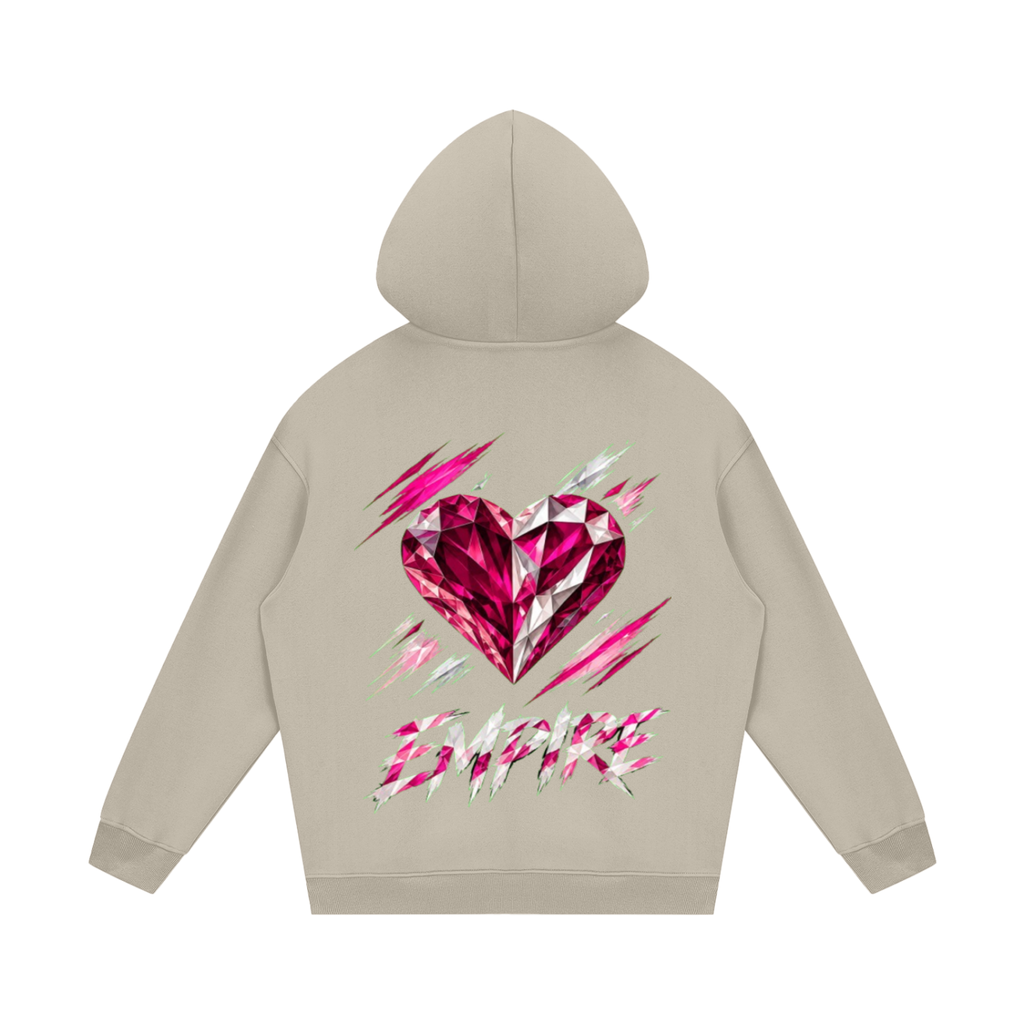 EMPIRE Women's Heavyweight Fleece Hoodie — Empire Garnet Rush