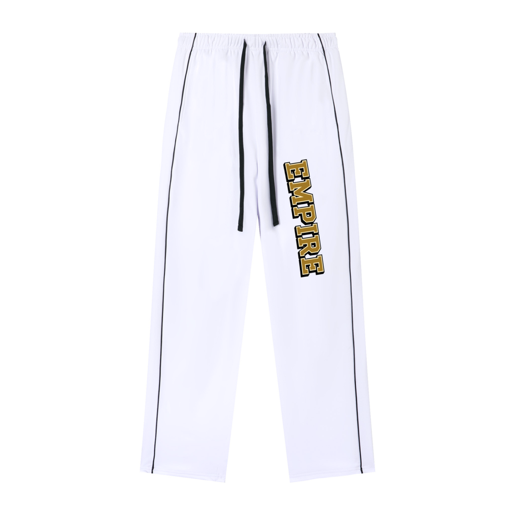 EMPIRE Men’s Piping Straight-Leg Sweatpants — Motion Line