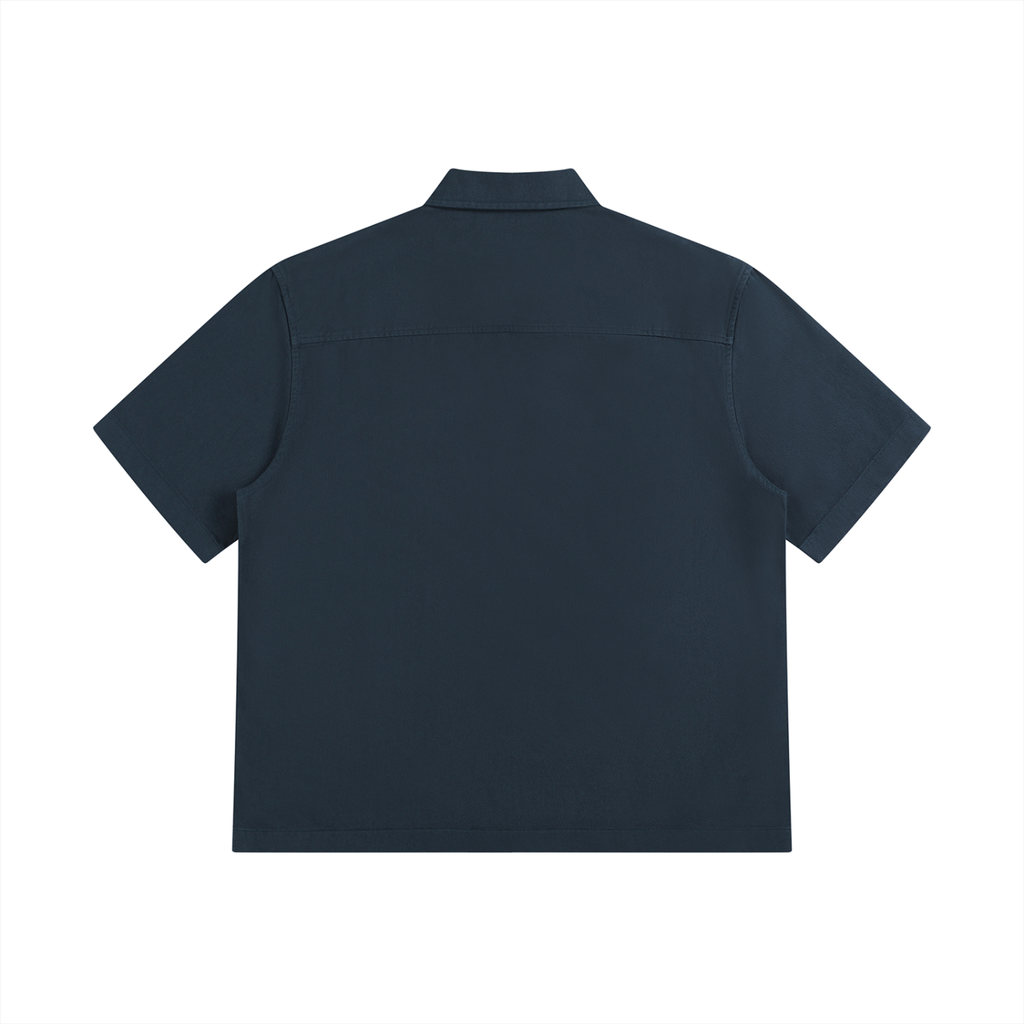 EMPIRE Men’s Boxy Patch-Pocket Short-Sleeve Shirt — Empire Gold