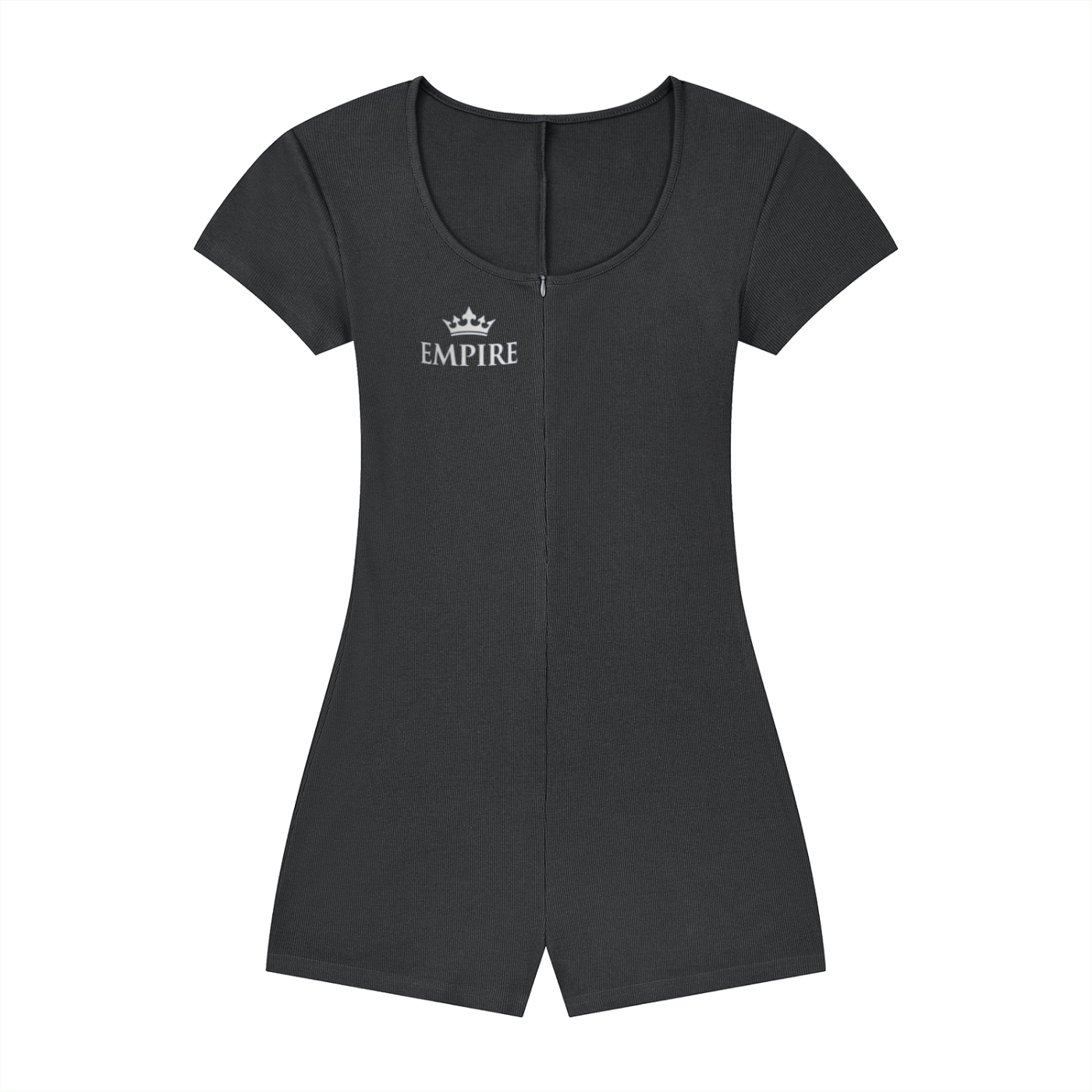 EMPIRE Cape Tie-Waist Romper — Draped Authority