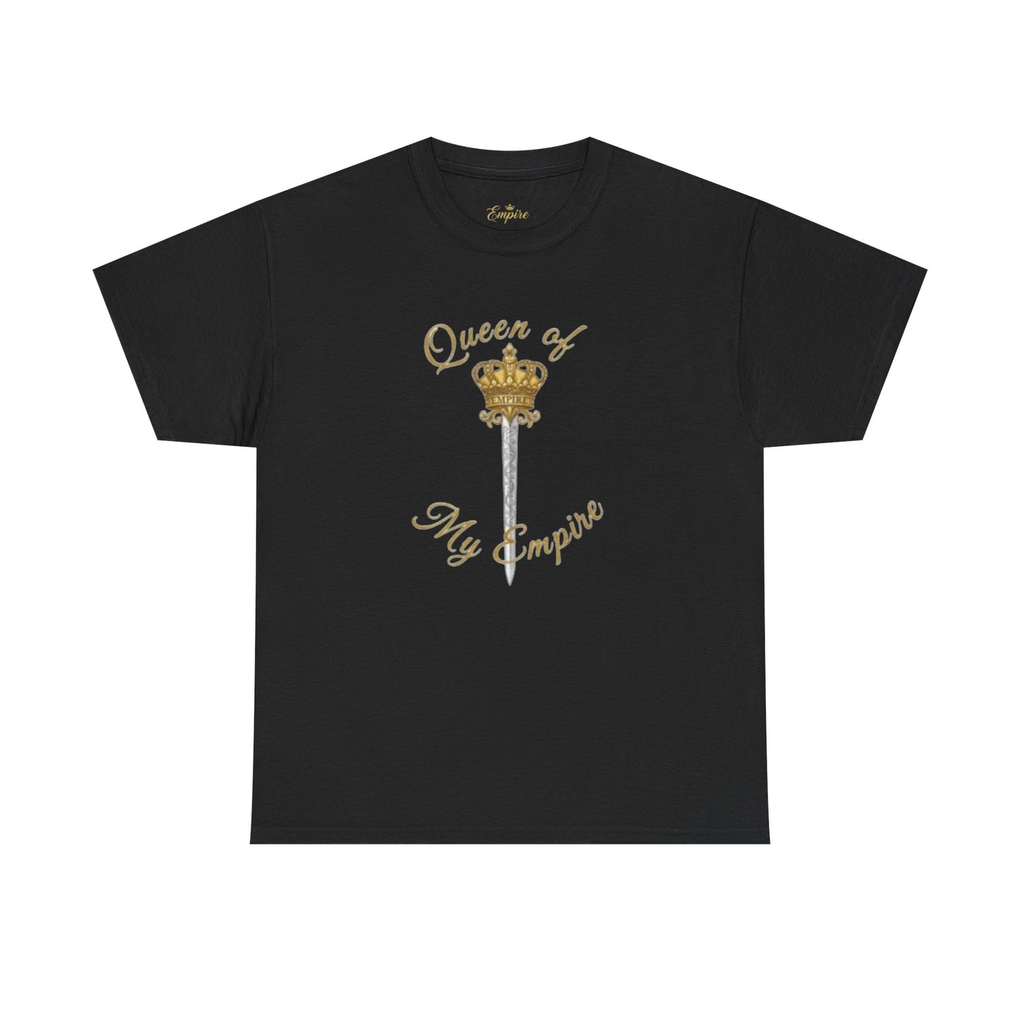 EMPIRE Skull Crown Heavy Cotton Tee — Bold Women's Streetwear