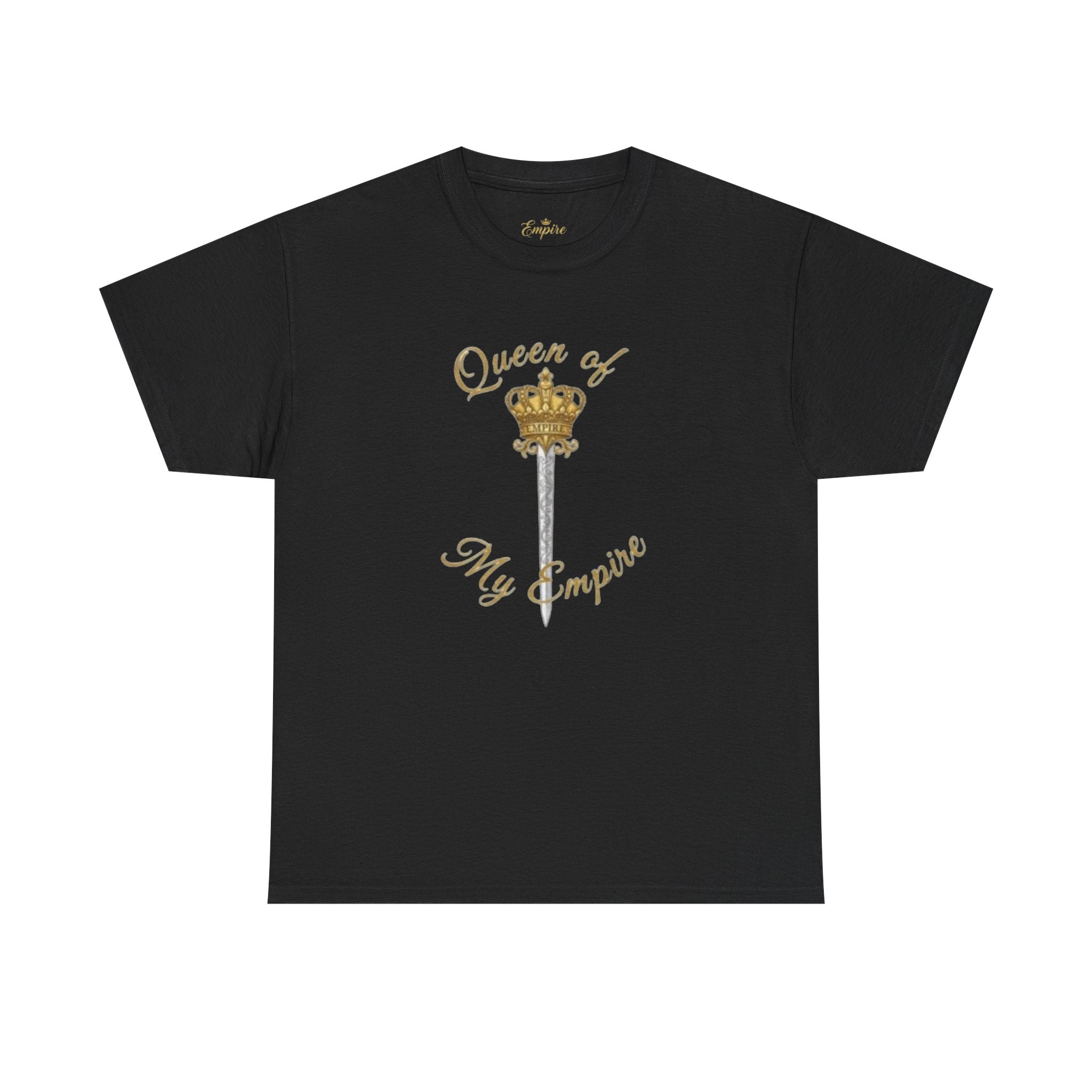 EMPIRE Skull Crown Heavy Cotton Tee — Bold Women's Streetwear