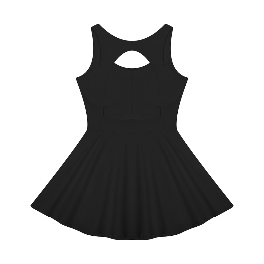 EMPIRE Women's Open-Back Tennis Dress — Empire Colorful Colibri