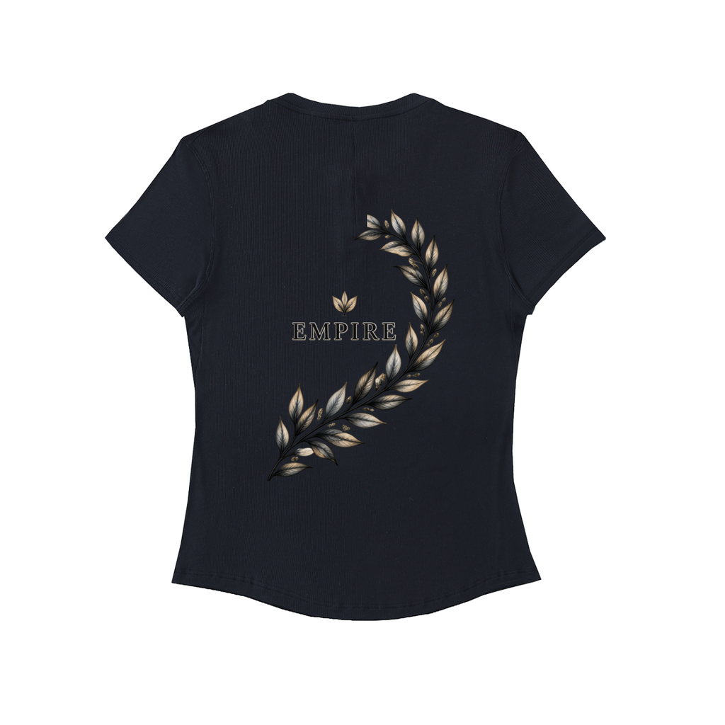 EMPIRE Women's Fitted Henley Shirt — Imperial Laurel