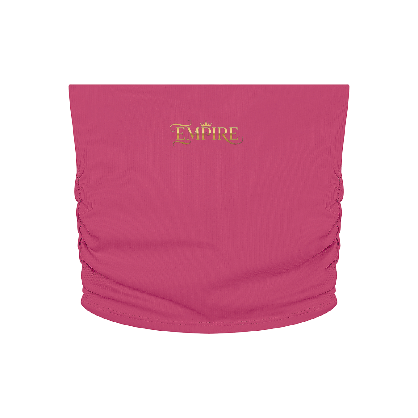 EMPIRE Ruched Crop Top — Performance Redefined