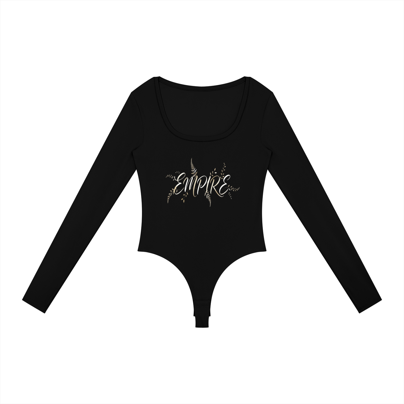 EMPIRE Long Sleeve Yoga Bodysuit — Sculpted Precision