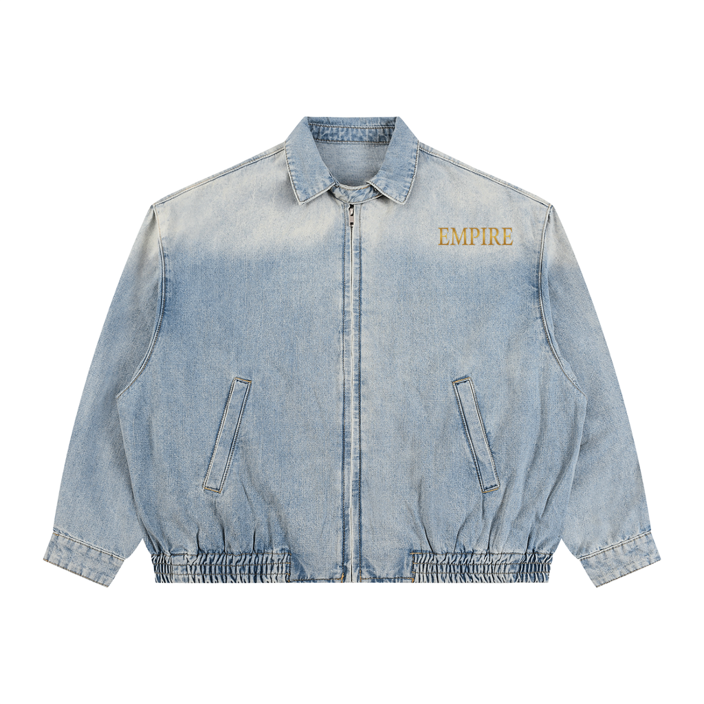 EMPIRE Men’s Vintage-Wash Denim Jacket — Urban Fade
