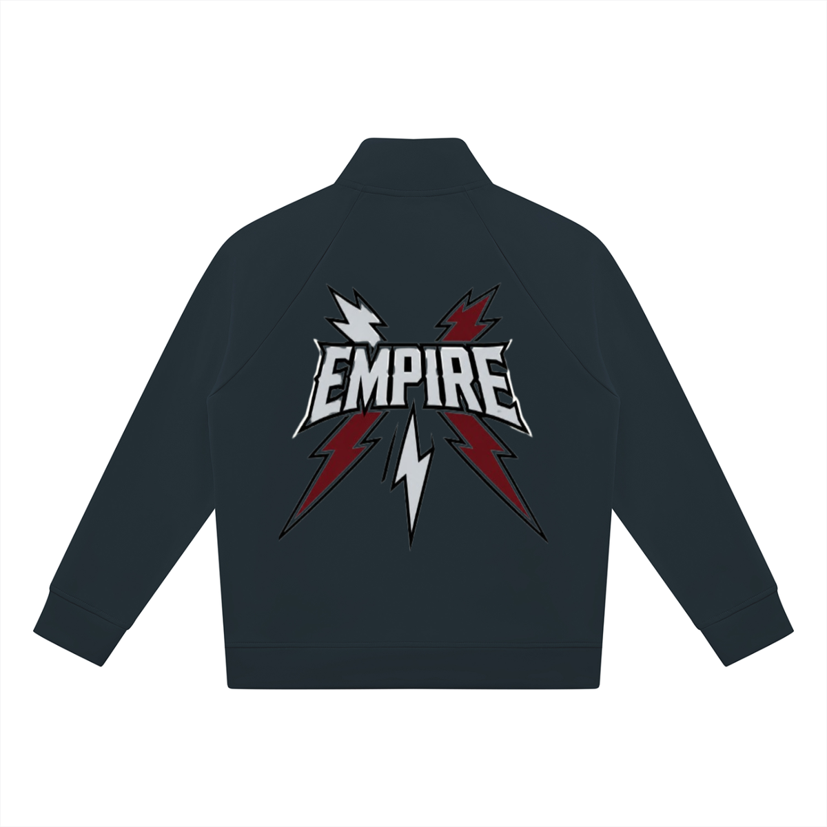 EMPIRE Men’s Stand-Collar Raglan Track Jacket — Voltage