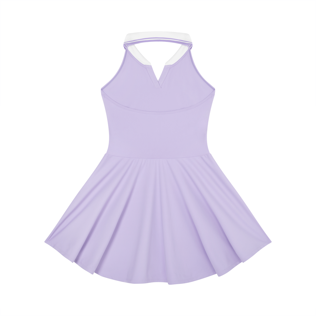 EMPIRE Collared Halter A-Line Tennis Dress — Court Presence