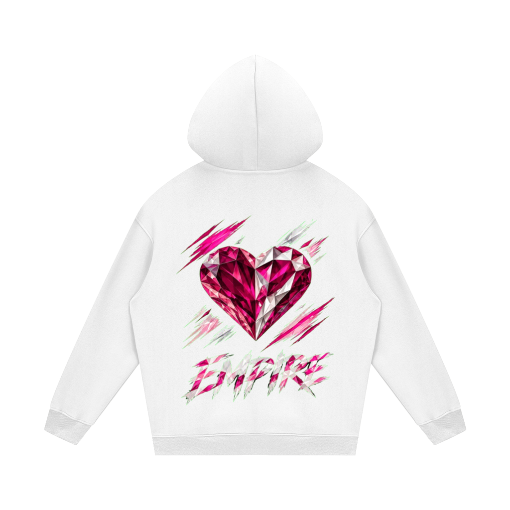 EMPIRE Women's Heavyweight Fleece Hoodie — Empire Garnet Rush