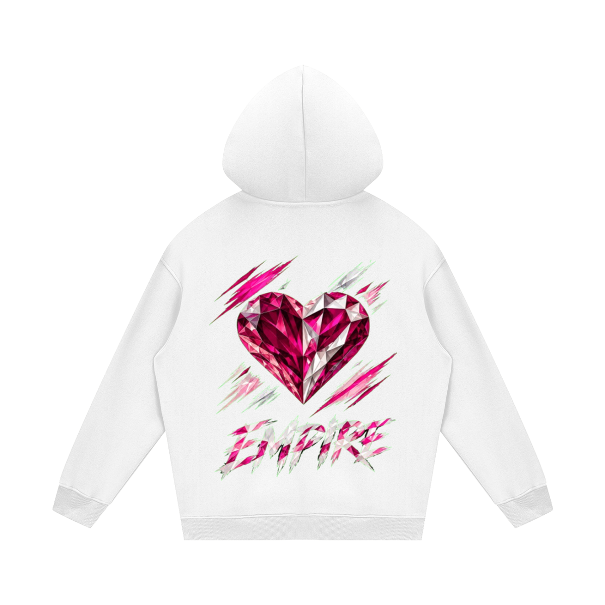 EMPIRE Women's Heavyweight Fleece Hoodie — Empire Garnet Rush