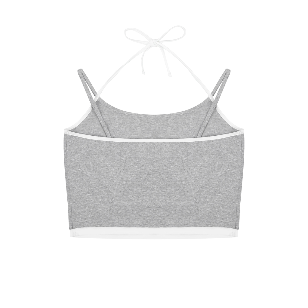 EMPIRE Women Halter Tank Top — Contrast Binding Collection