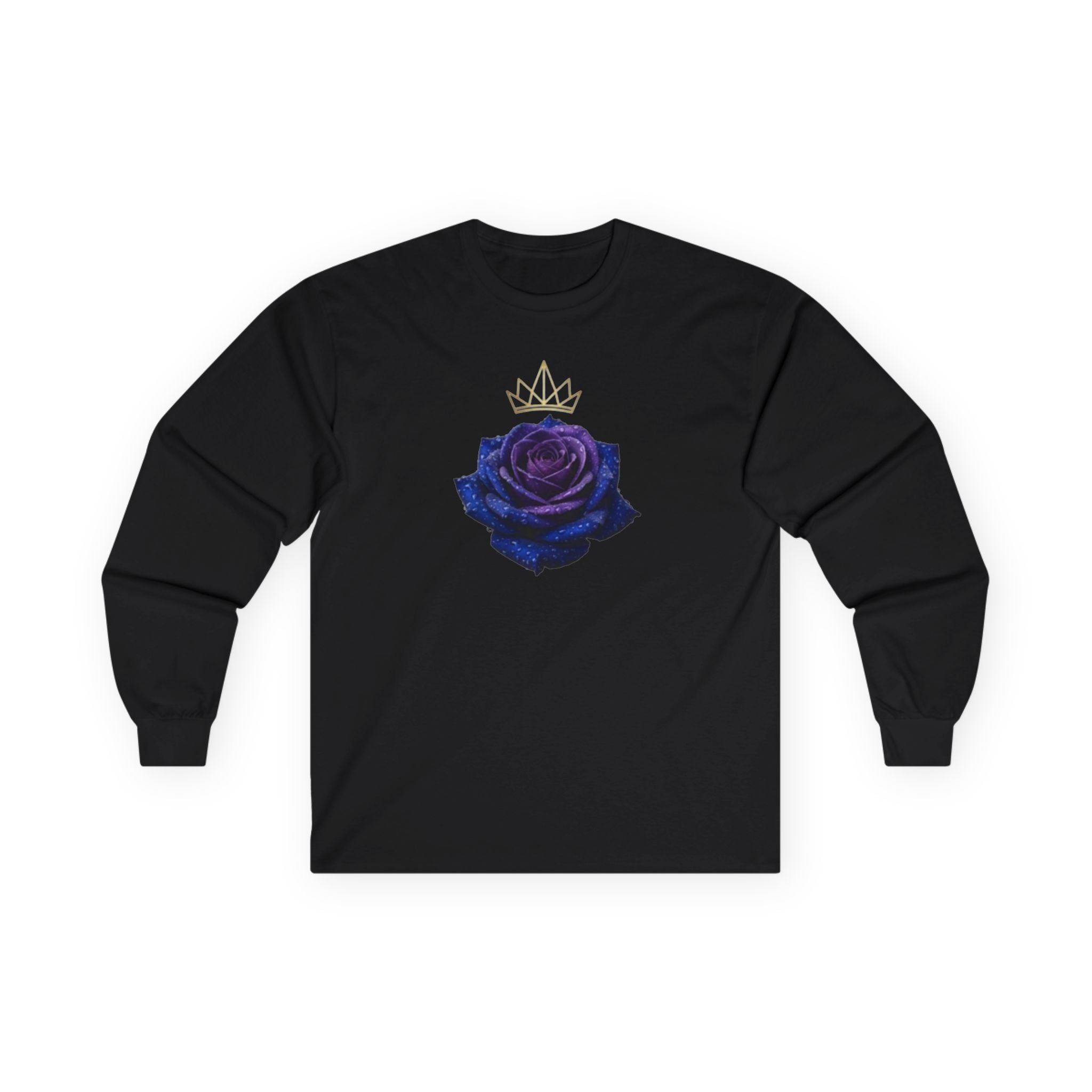 EMPIRE Rose Long Sleeve Tee — Elegant Women's Cotton Shirt
