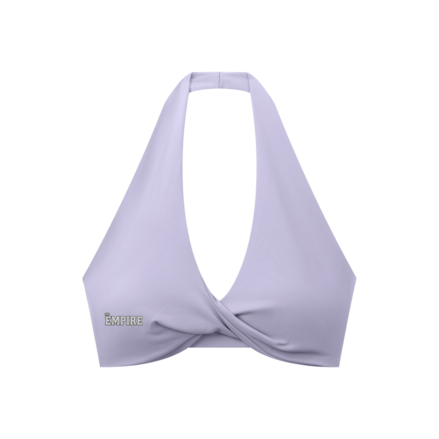 EMPIRE Pleated Halter Sports Bra — Premium Women's Activewear