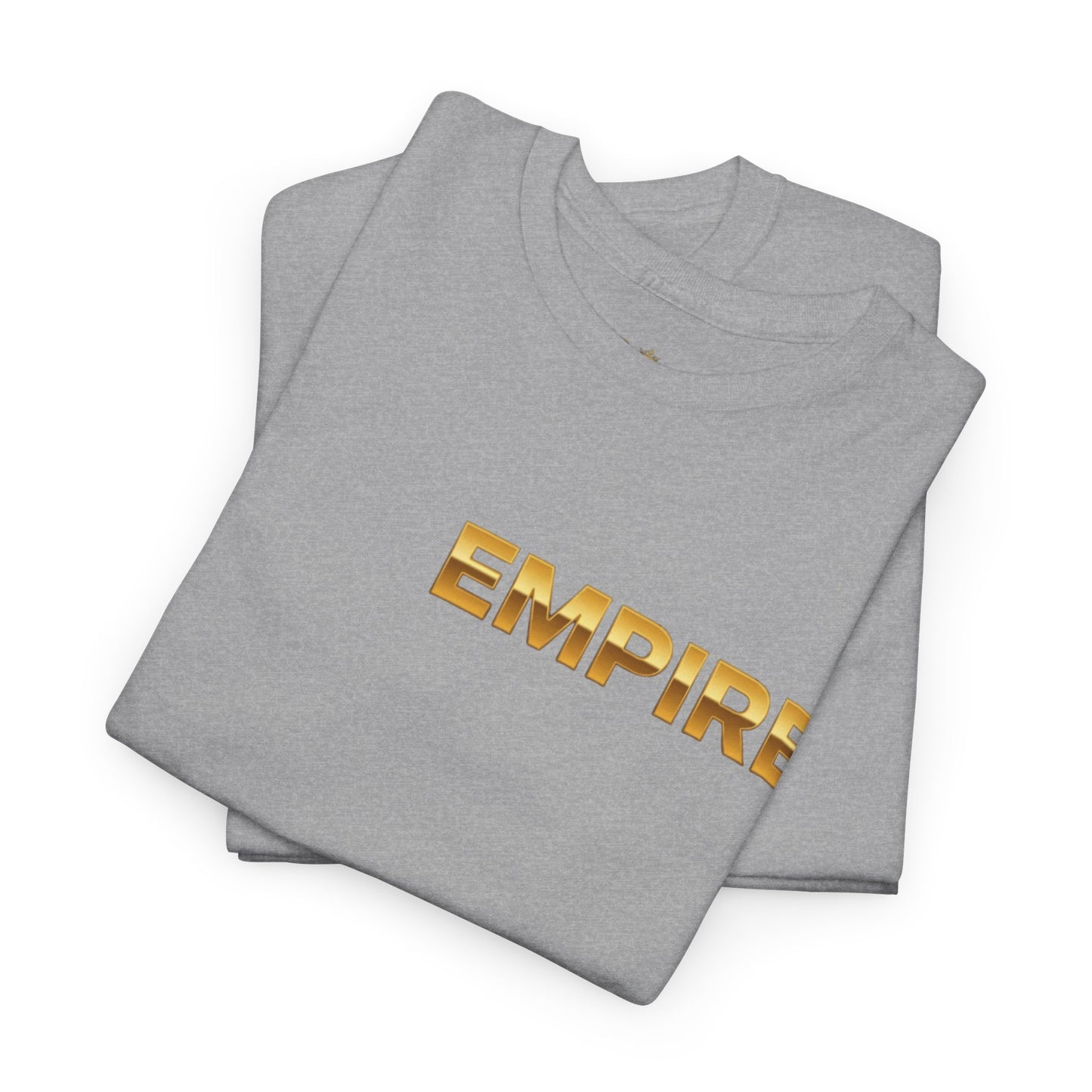 EMPIRE Crown Heavy Cotton Tee — Premium Men's T-Shirt