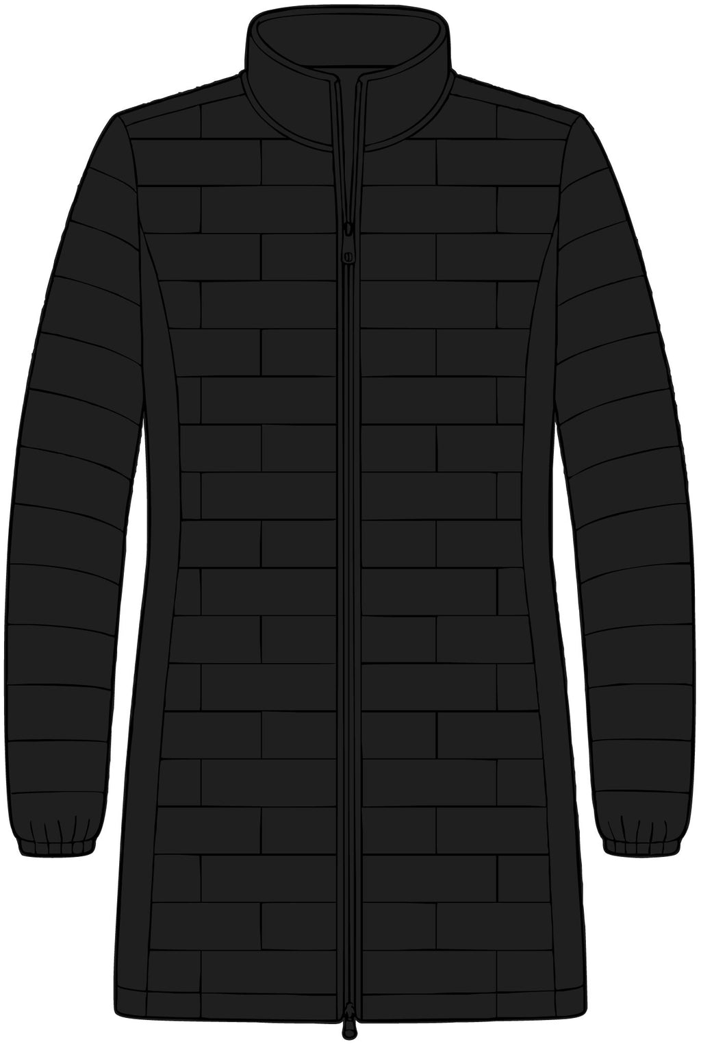 EMPIRE Women's Longline Quilted Jacket — Lys Signature