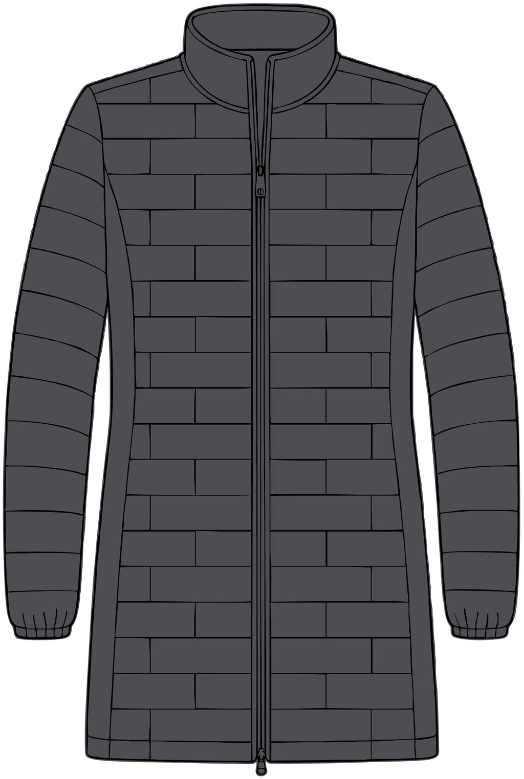 EMPIRE Women's Longline Quilted Jacket — Lys Signature