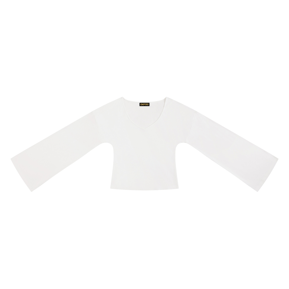 EMPIRE Women's V-Neck Bell-Sleeve Top
