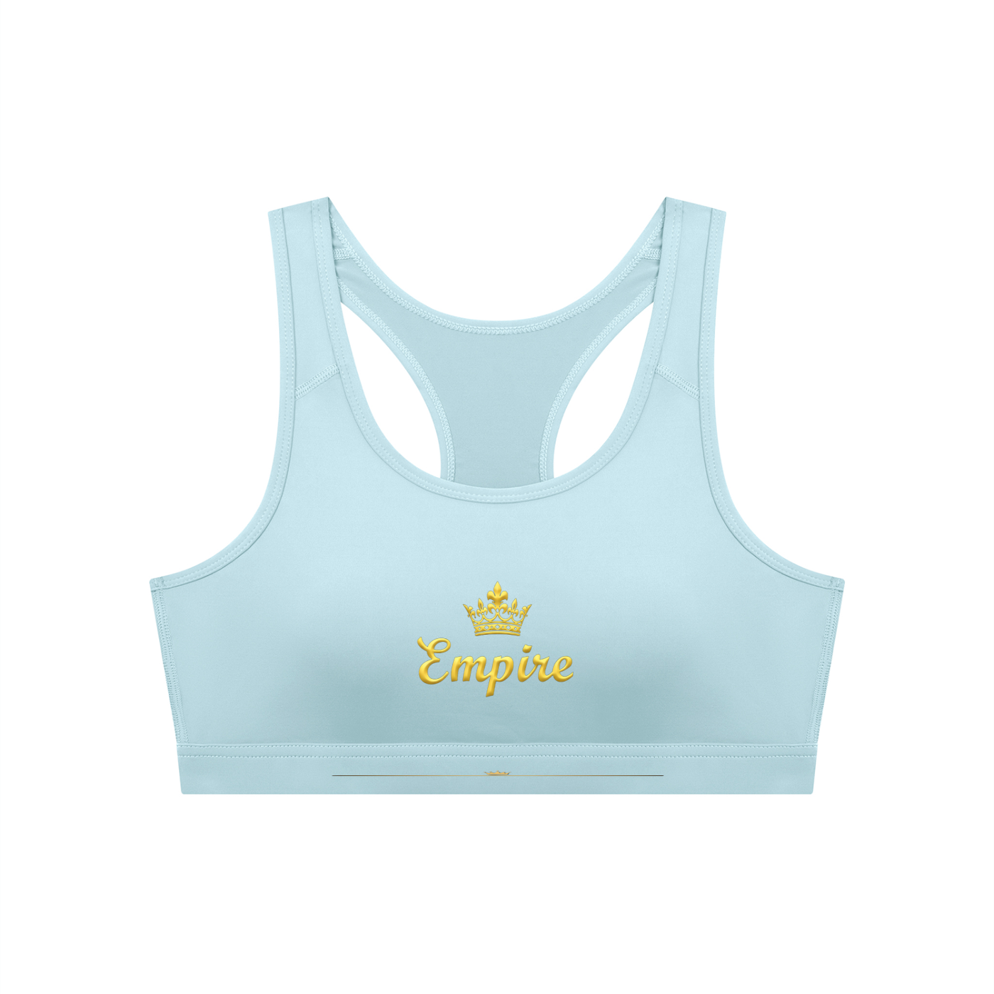 EMPIRE Cropped Sports Bra — Premium Women's Activewear