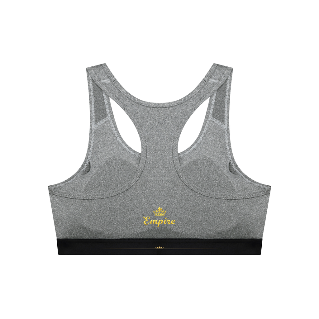 EMPIRE Cropped Sports Bra — Premium Women's Activewear