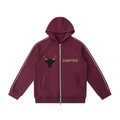 EMPIRE Men’s Raglan-Sleeve Zip Hoodie — Iron Bull