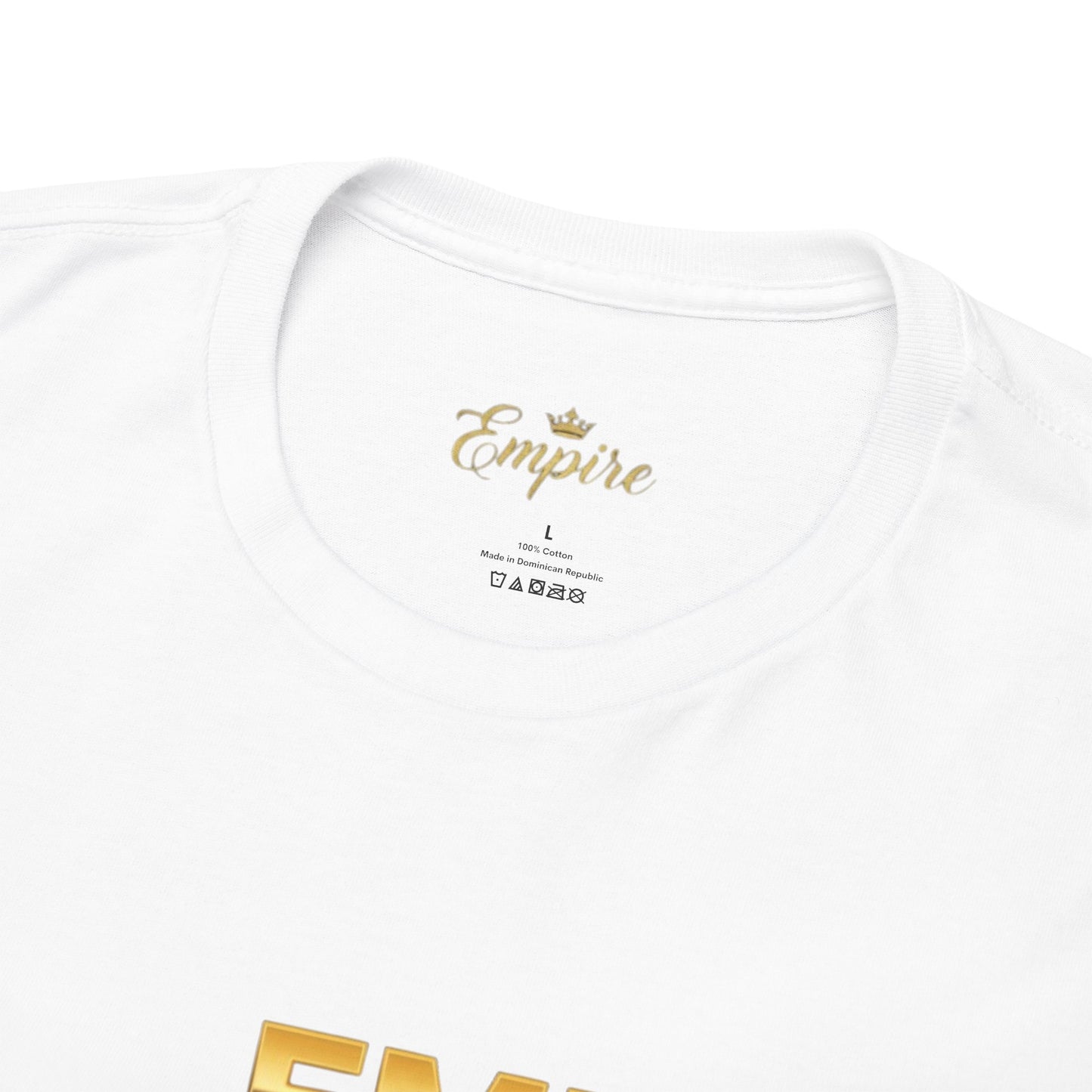 EMPIRE Crown Heavy Cotton Tee — Premium Men's T-Shirt