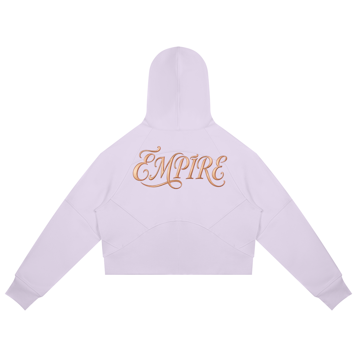 EMPIRE Women's Cropped Zip-Through Hoodie