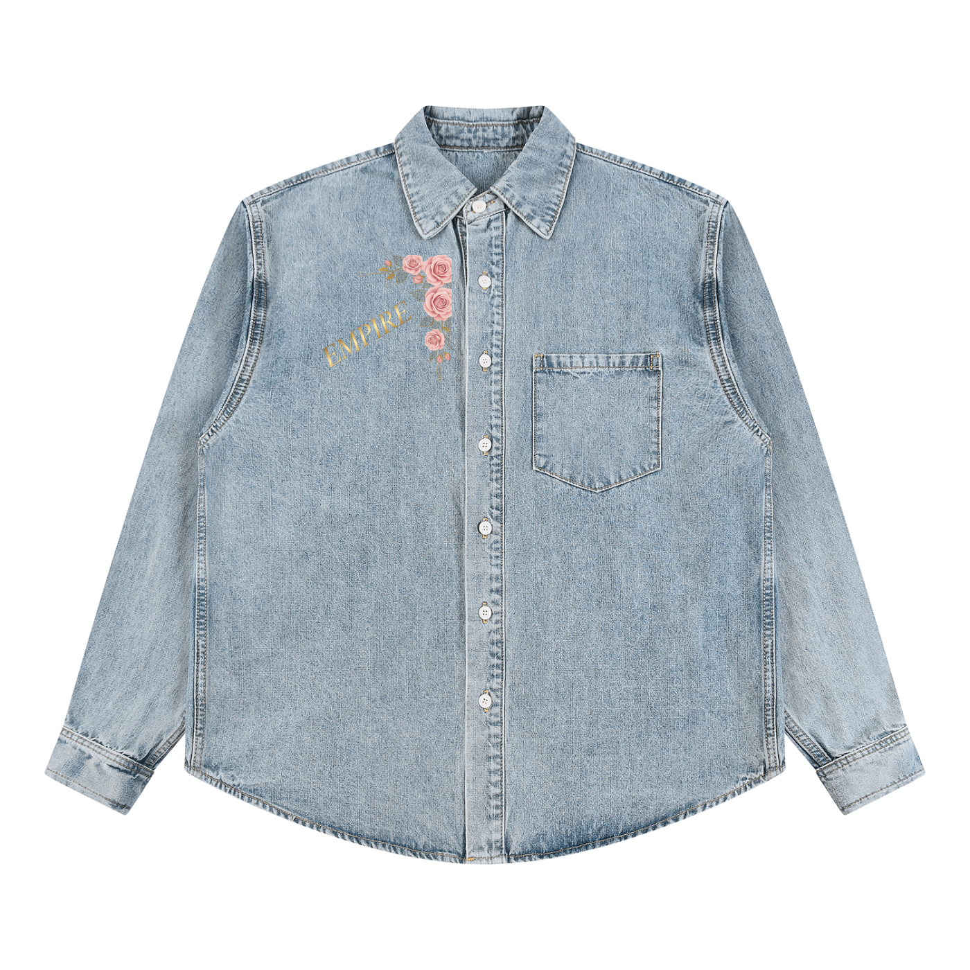 EMPIRE Denim Drape — Refined Edge