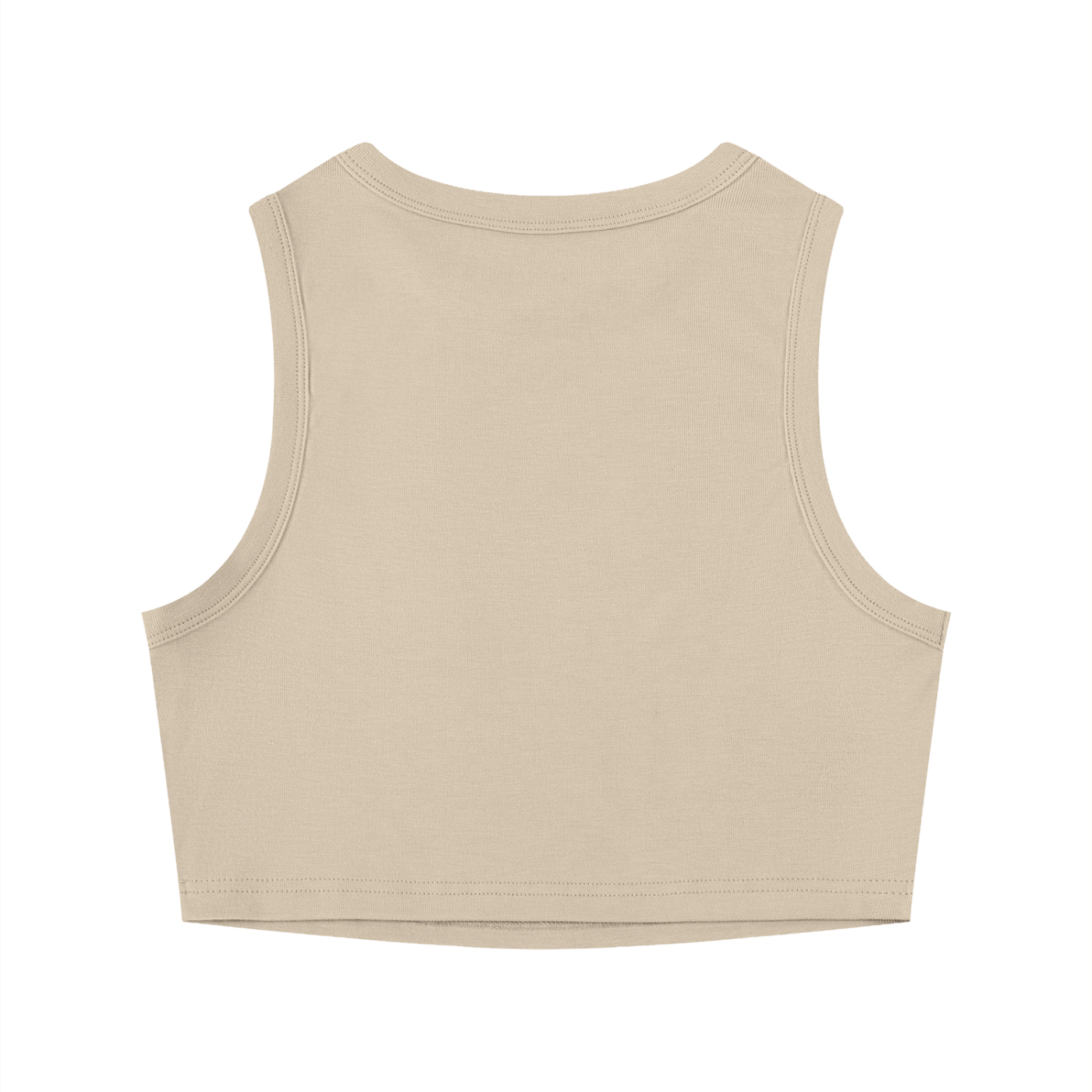 EMPIRE Tight Crewneck Crop Tank Top — Second Skin