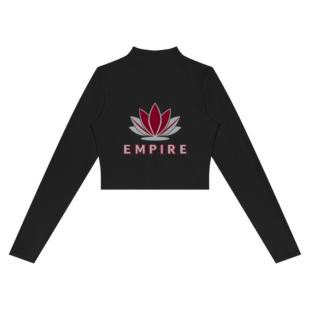 EMPIRE Women's Cropped Zip Sports Jacket — Empire Lotus