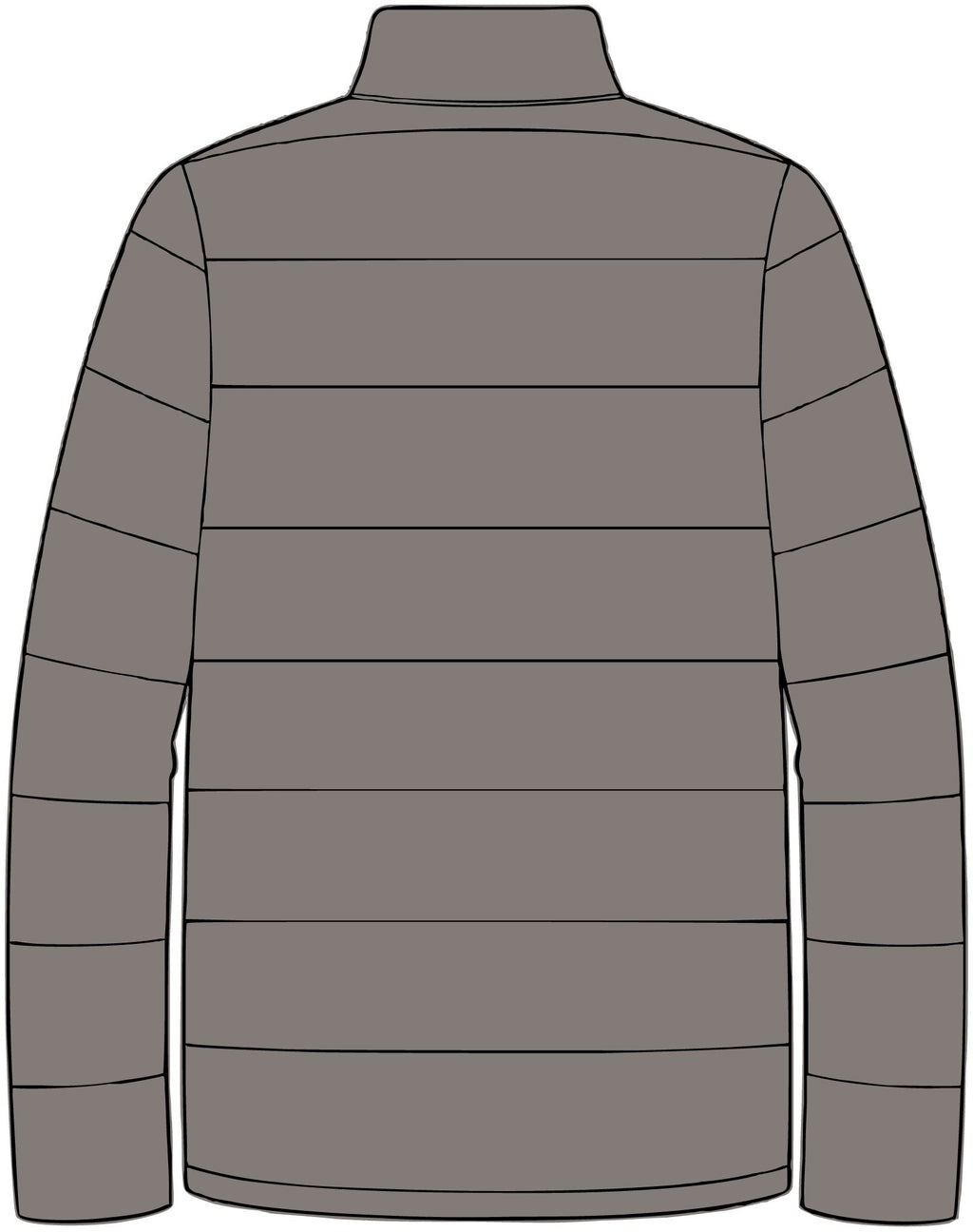 EMPIRE Men's Lightweight Puffer Jacket — Crown Emblem