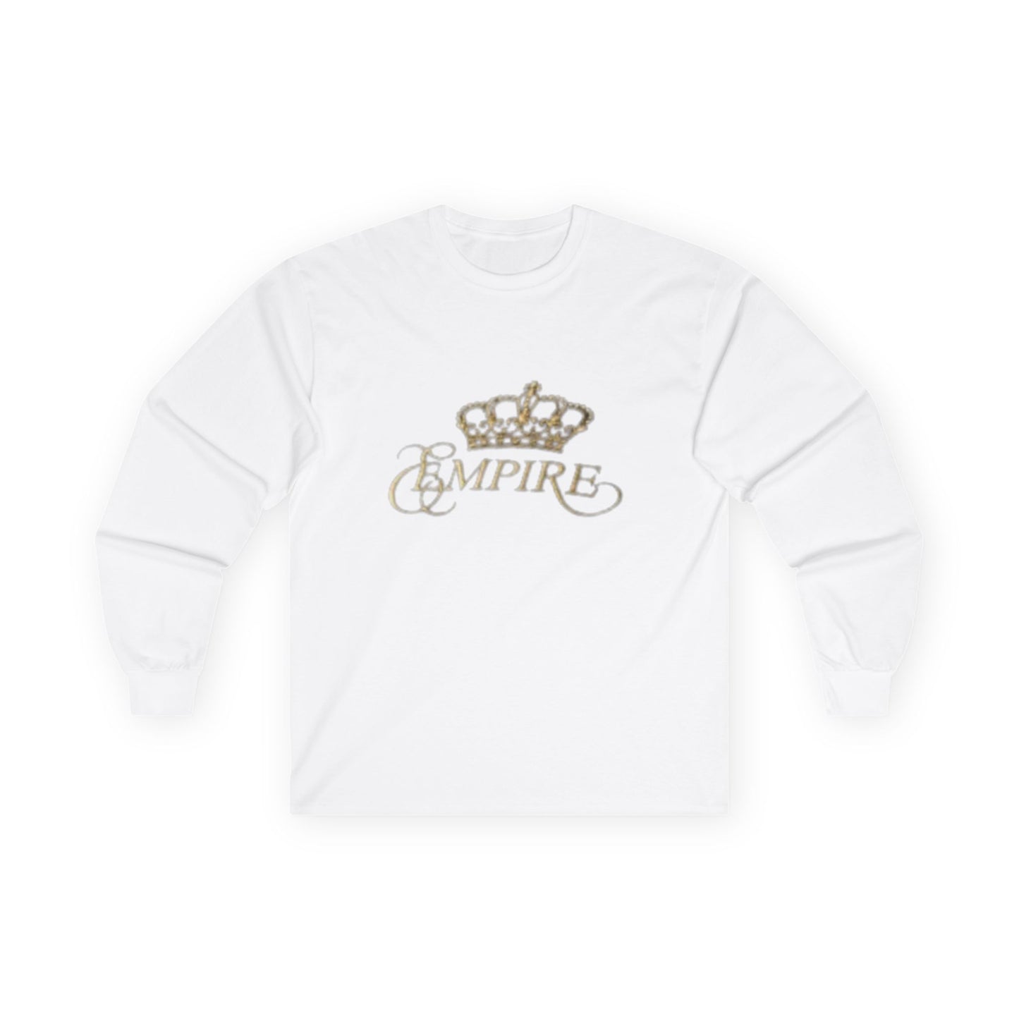 EMPIRE Crown Long Sleeve Tee — Premium Men's Cotton Shirt