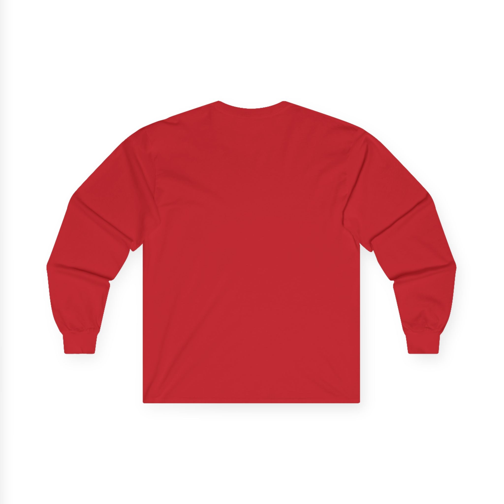 EMPIRE Long Sleeve Tee Red — Bold Women's Cotton Shirt