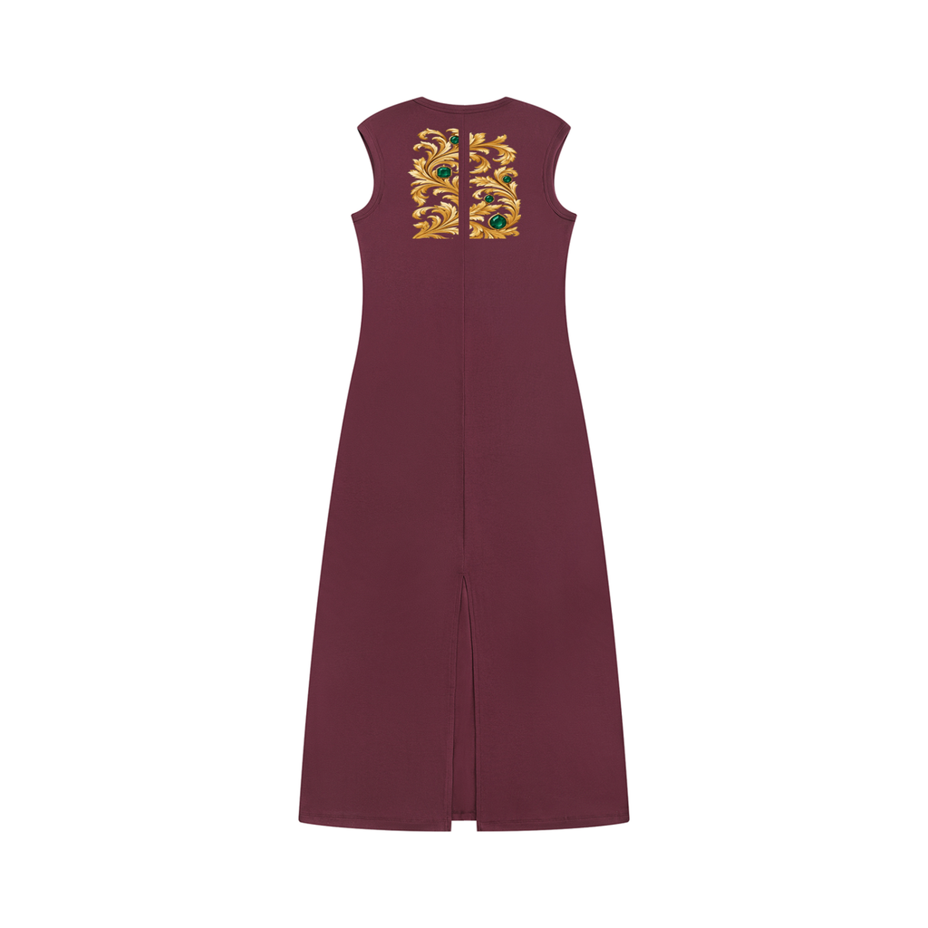 EMPIRE Women's Slim Sleeveless Dress — Green Emeraude
