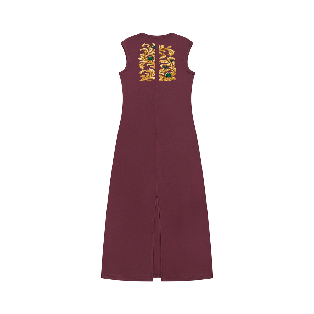 EMPIRE Women's Slim Sleeveless Dress — Green Emeraude