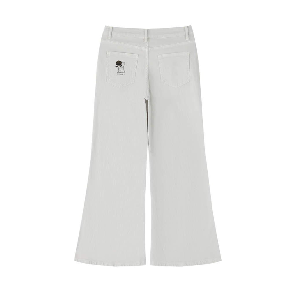EMPIRE Vintage Wash Flared Leg Jeans — Effortless Silhouette