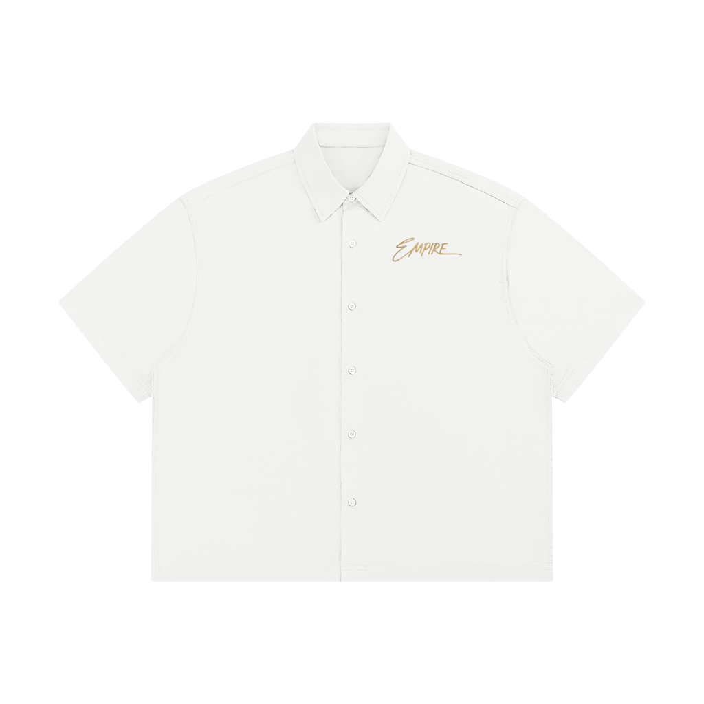 EMPIRE Men’s Boxy Short-Sleeve Shirt — Clean Structure