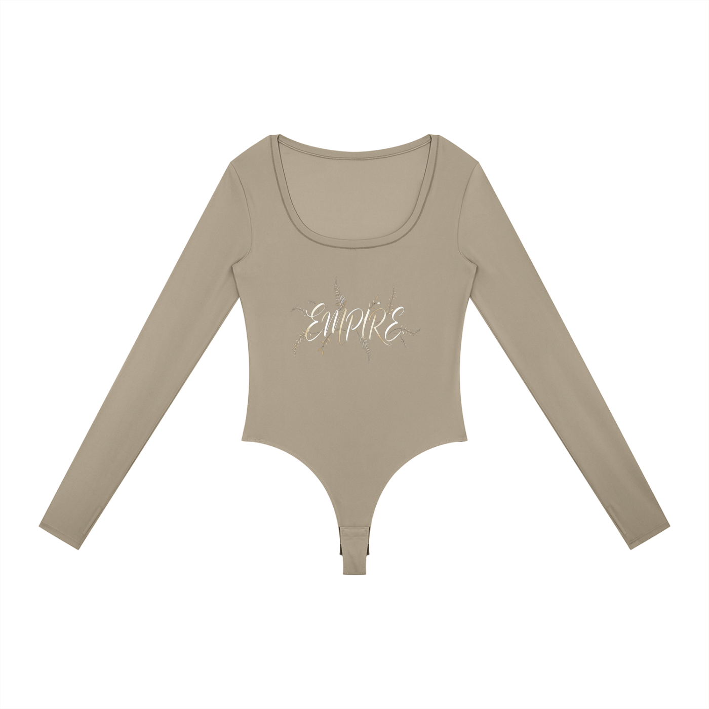 EMPIRE Long Sleeve Yoga Bodysuit — Sculpted Precision