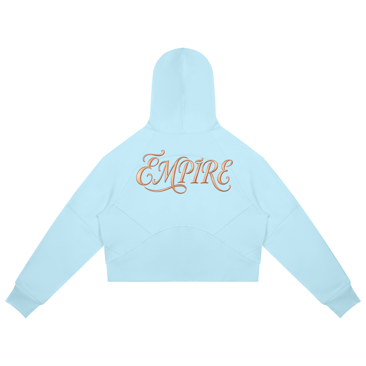 EMPIRE Women's Cropped Zip-Through Hoodie