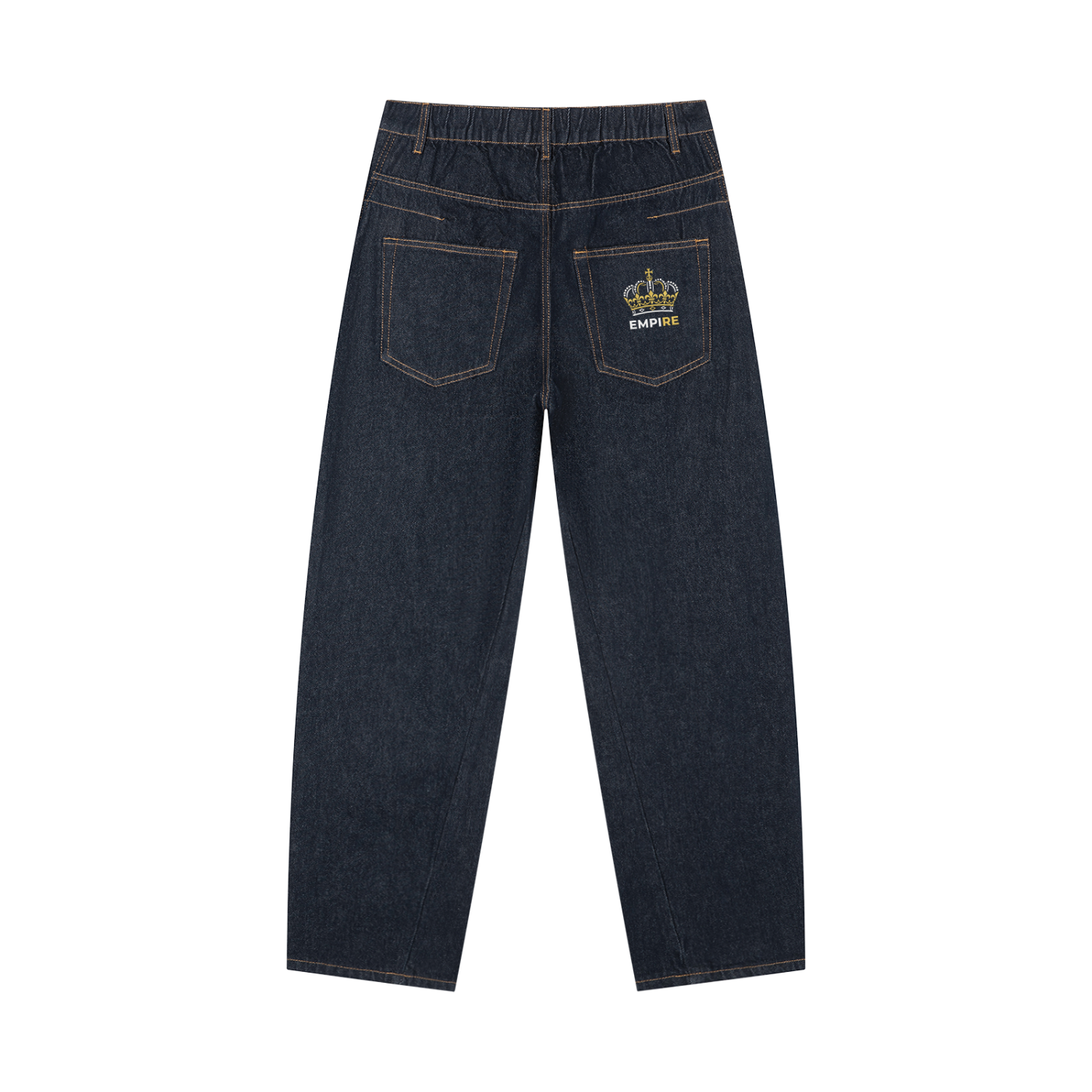 EMPIRE Vintage Wash Barrel Leg Jeans — Structured Ease