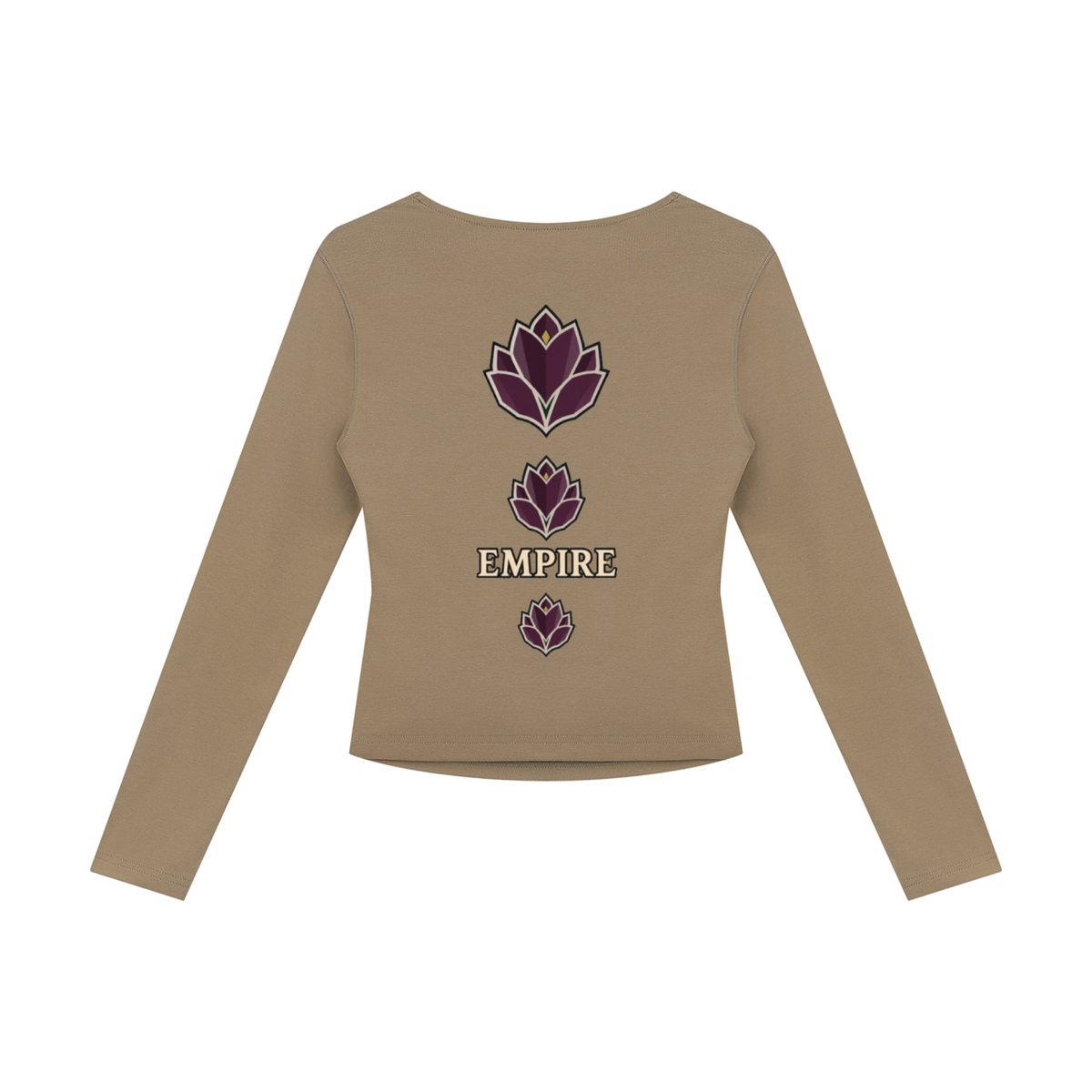 EMPIRE Women's Ruched Square-Neck Top — Empire Onyx Bloom
