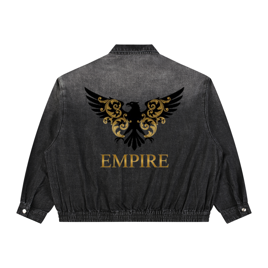 EMPIRE Men’s Vintage-Wash Denim Jacket — Urban Fade
