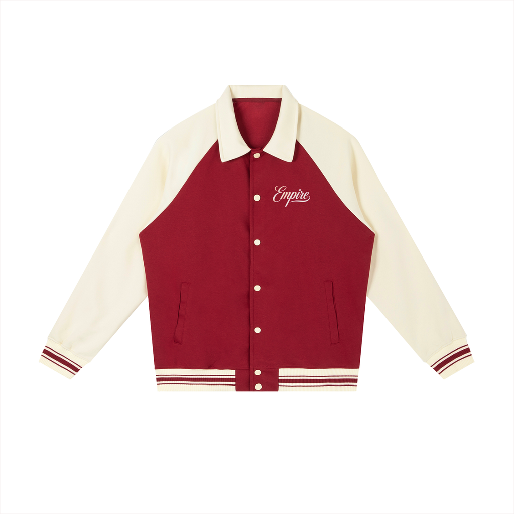 EMPIRE Women's Contrast Raglan Baseball Jacket — Empire Signature