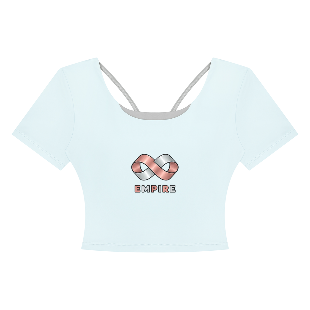 EMPIRE Women's Color-Block Cropped Tee — Empire Silk Knot