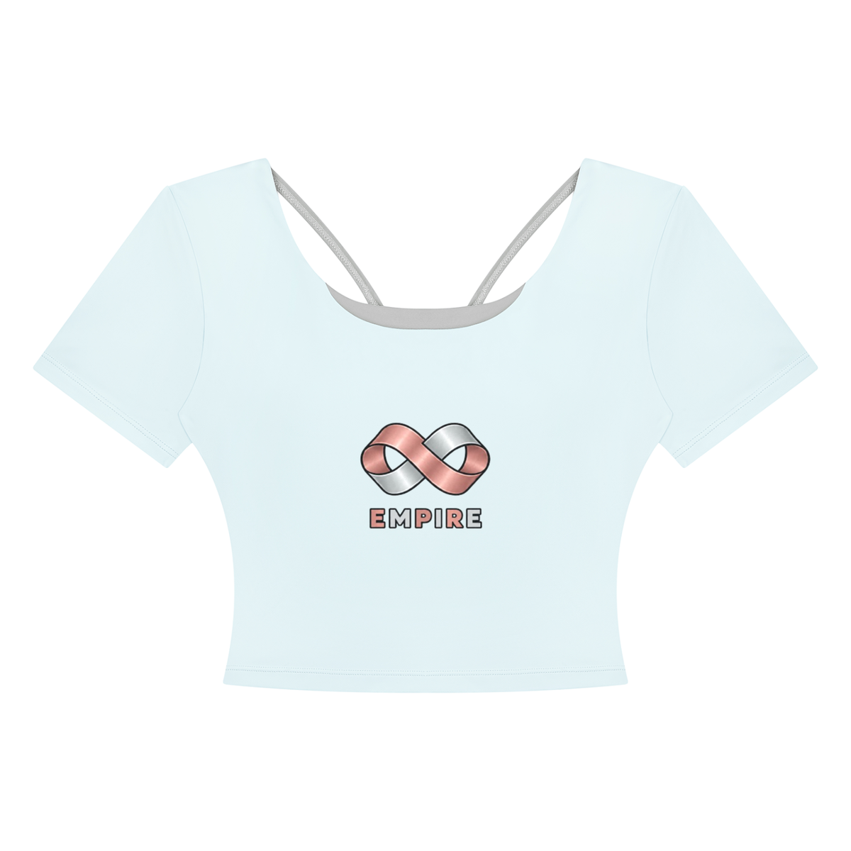 EMPIRE Women's Color-Block Cropped Tee — Empire Silk Knot