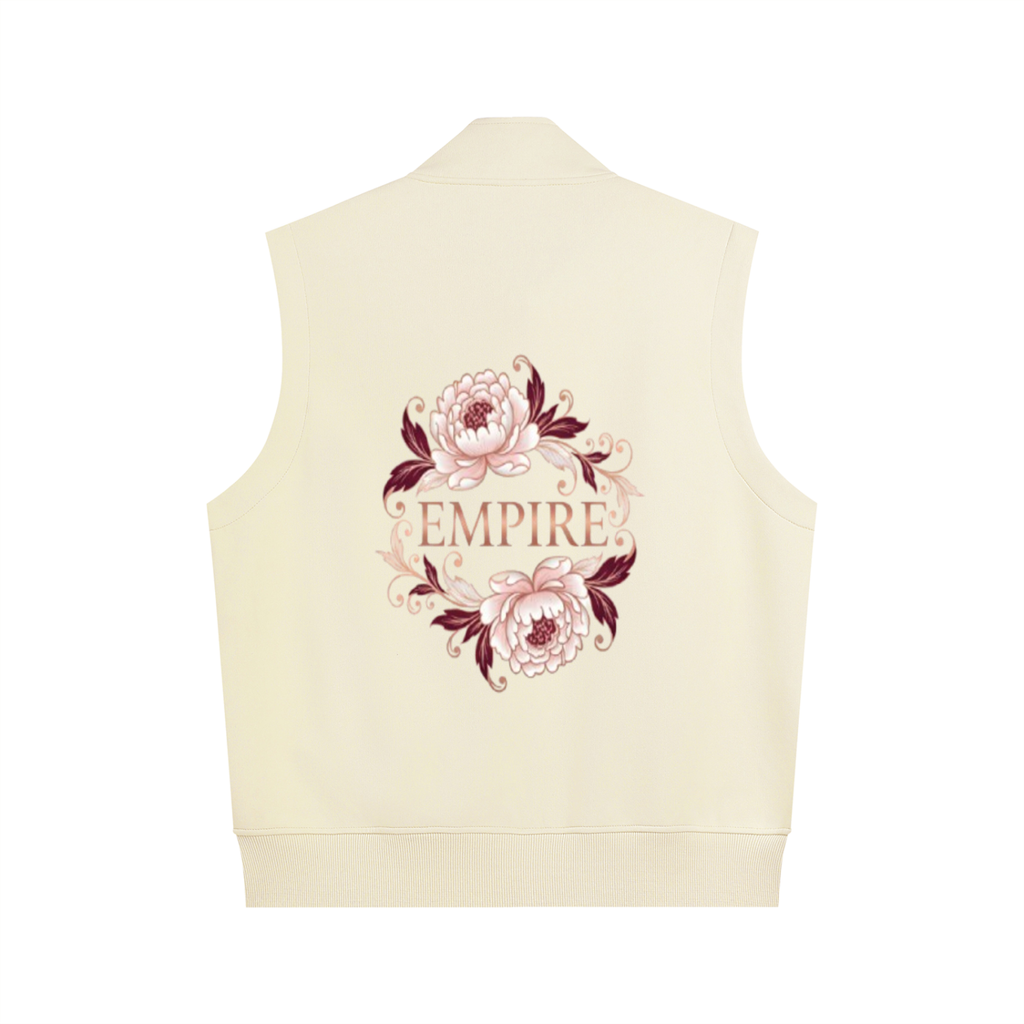 EMPIRE Women's Heavyweight Full-Zip Vest — Peony Frame