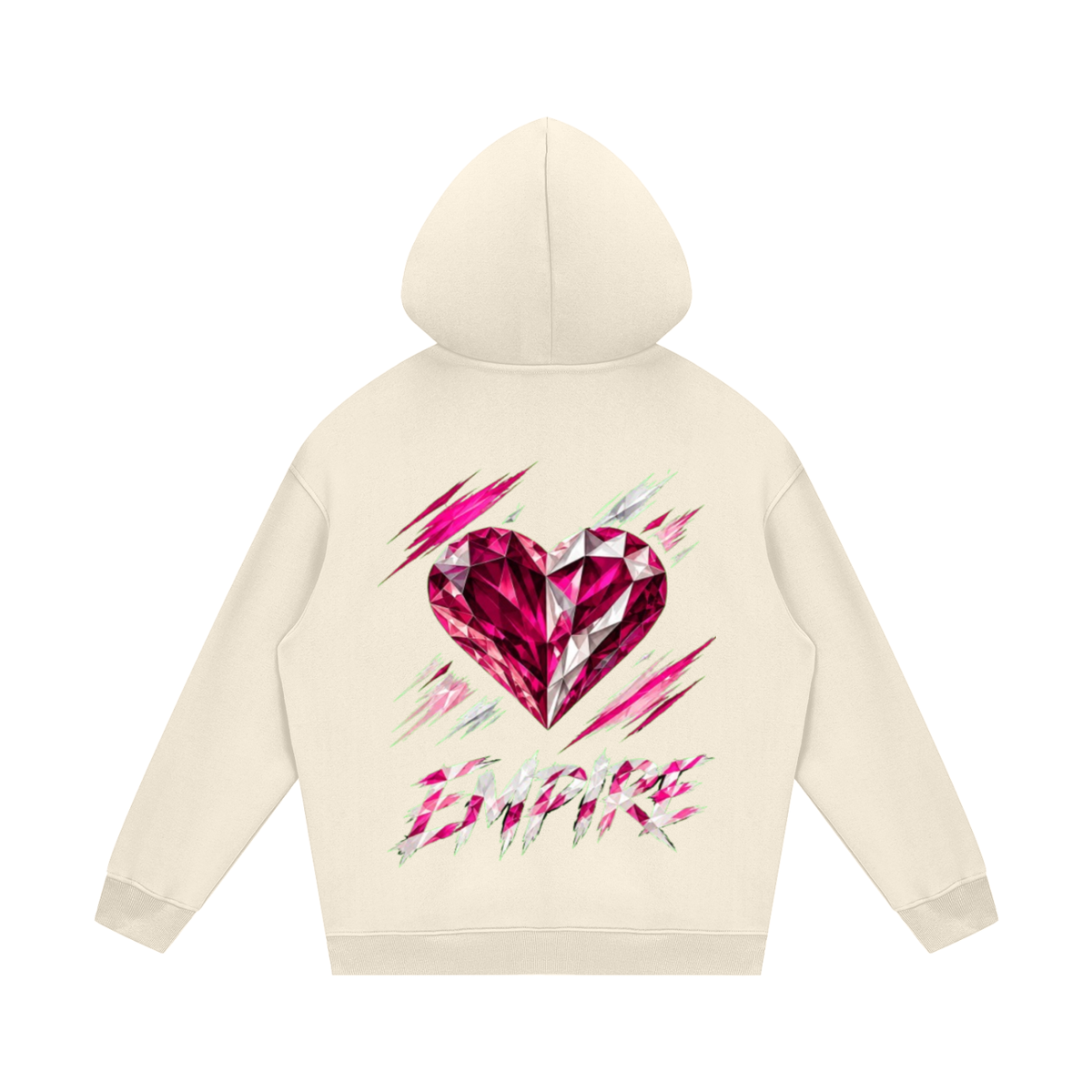 EMPIRE Women's Heavyweight Fleece Hoodie — Empire Garnet Rush