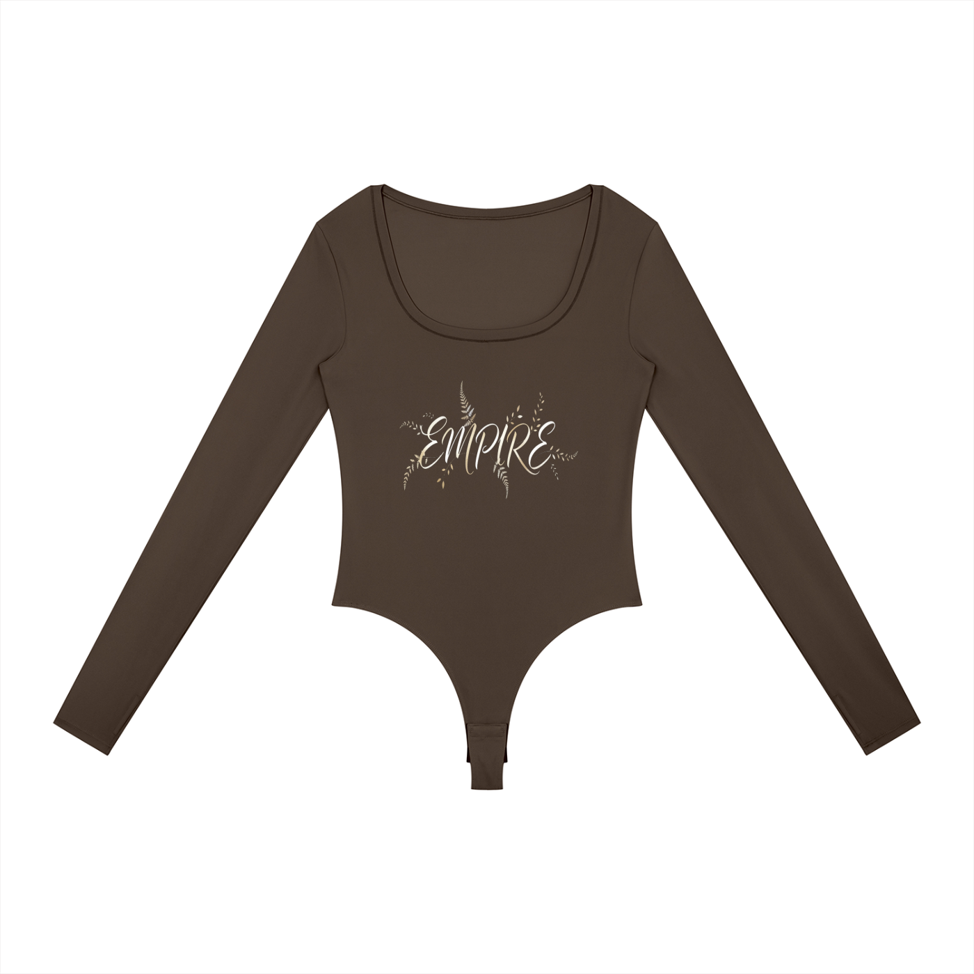 EMPIRE Long Sleeve Yoga Bodysuit — Sculpted Precision