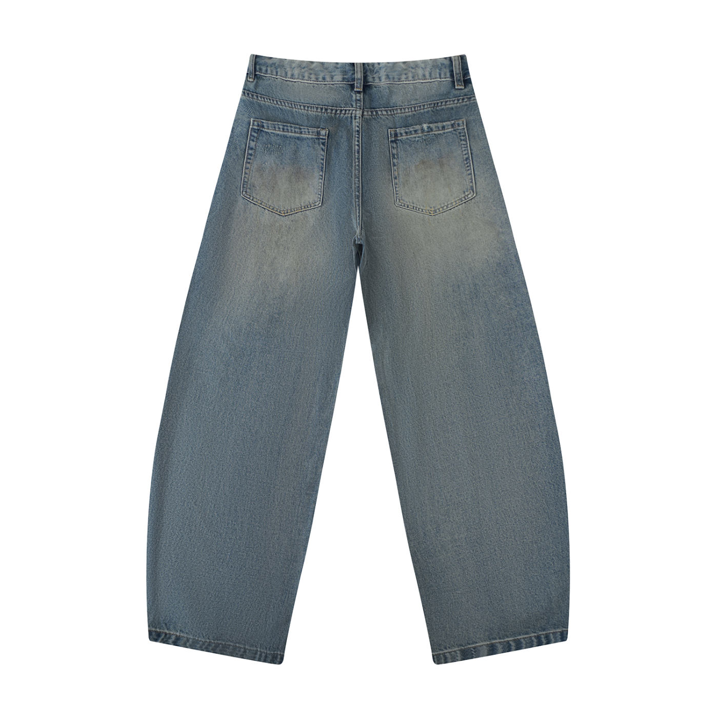EMPIRE Distressed Barrel Leg Jeans — Controlled Chaos
