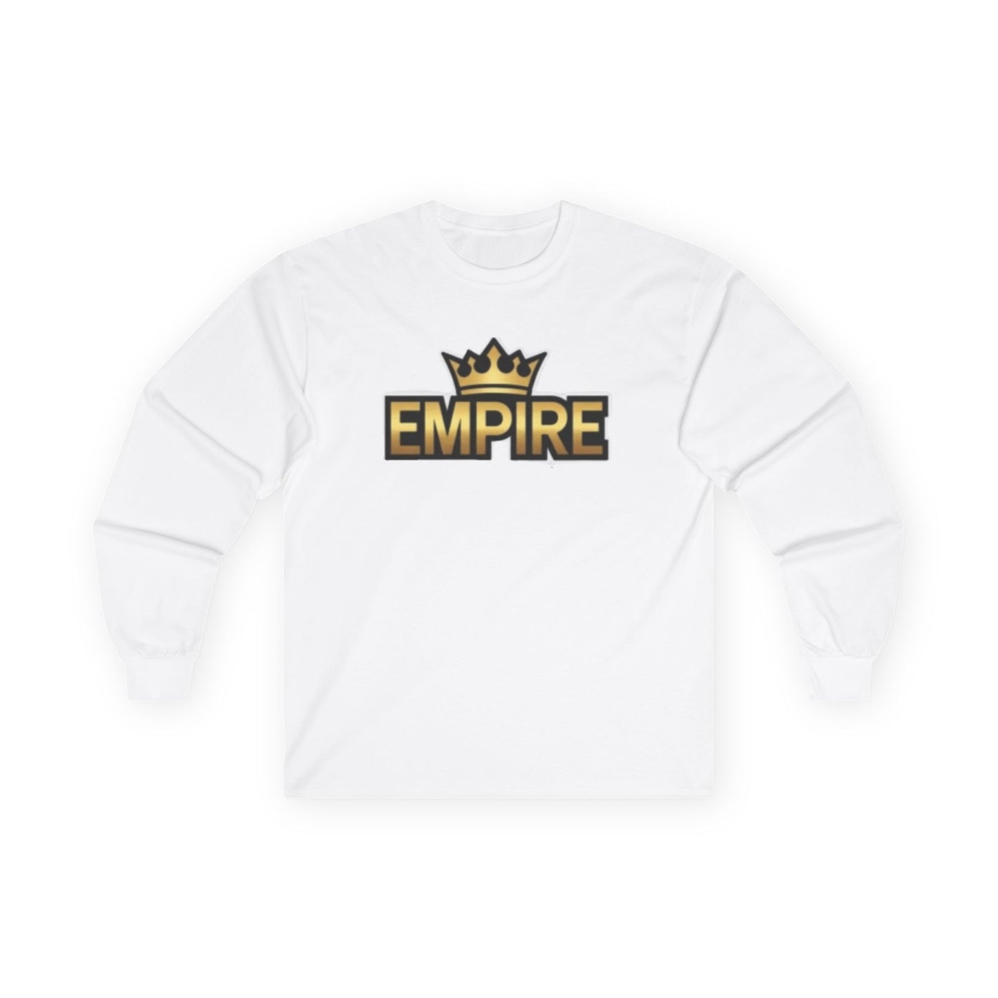 EMPIRE Crown Long Sleeve Tee — Premium Men's Cotton Shirt